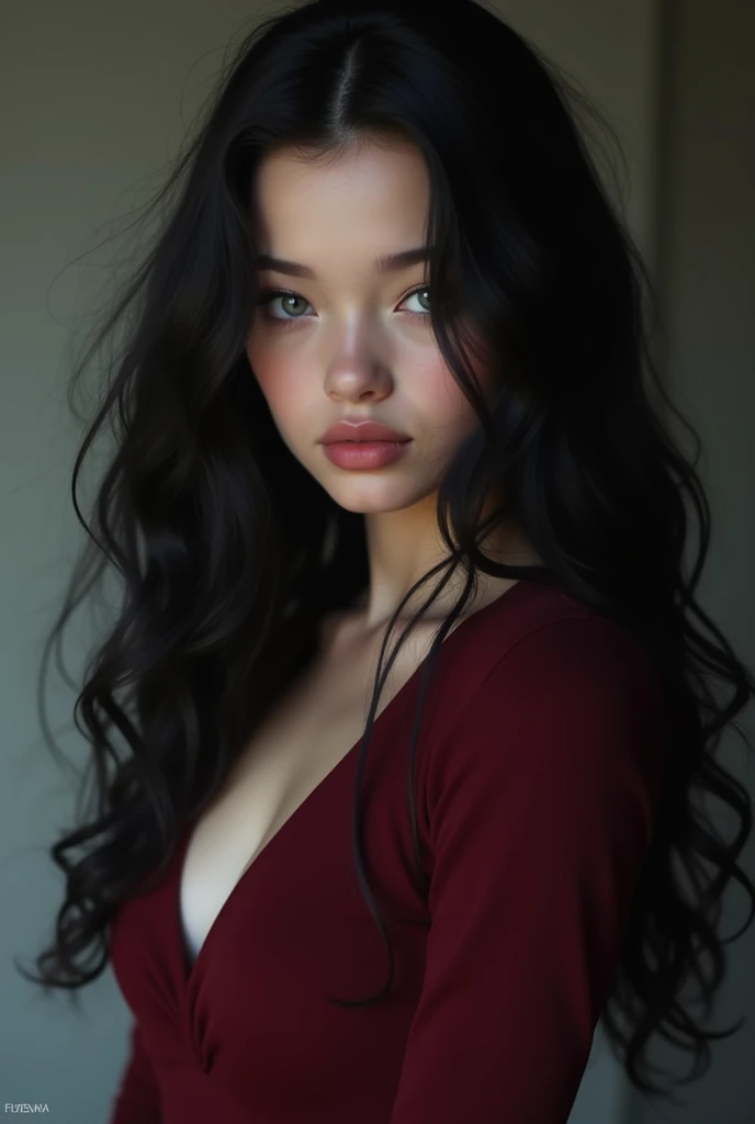 RAW Photo, professional color graded, BREAK portrait photograph of girl Re1slin, long hair, wearing sweater, bokeh lights, sharp focus, HDR, 8K resolution, intricate detail, sophisticated detail, depth of field, analogue RAW DSLR, photorealistic, looking at viewer,