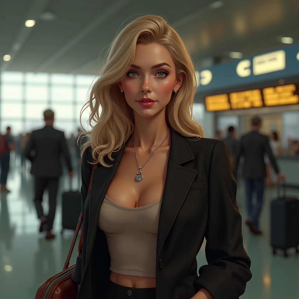 masutepiece, Best Quality, Photorealsitic, Ultra-detailed, finely detail, hight resolution, 8k wallpaper, Professional, high level of detail, (fully body photo), (Attractive 30 year old woman), Classy and stylish bob haircuts, blonde  hair, Floating hair, (Tangerine Dresses), a miniskirt, high-heels, The central passage of the dining car with tables on the left and right, walking towards the viewer, Natural lighting, seductive and small bust, well-shaped natural breasts, elegent, a gorgeous, toned body type, Hourglass body shape,Full body with visible face and eyes, ((Look at viewers))