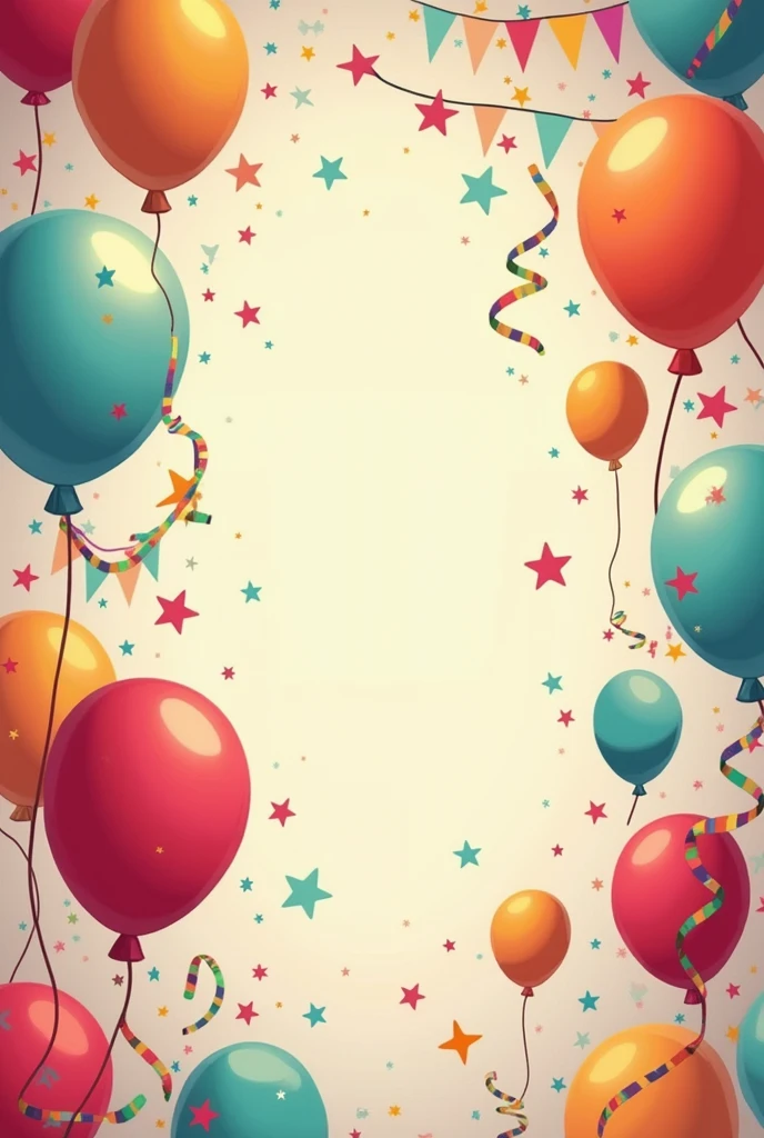 An invitation with date, time, place and sketch to invite friends to a birthday in Spanish