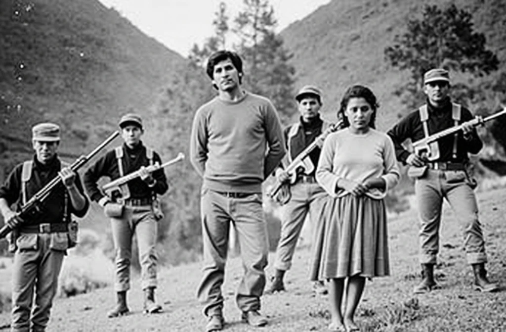 Un grupo de personas posando para una foto con guitarras, historic photograph, historical image, Foto temprana en blanco y negro, historical image, Artista desconocido, historic photo, Unknown title, Location unknown, 1958, 1 9 5 8, 1940, 1 9 4 0, 1 9 5 6, 1956