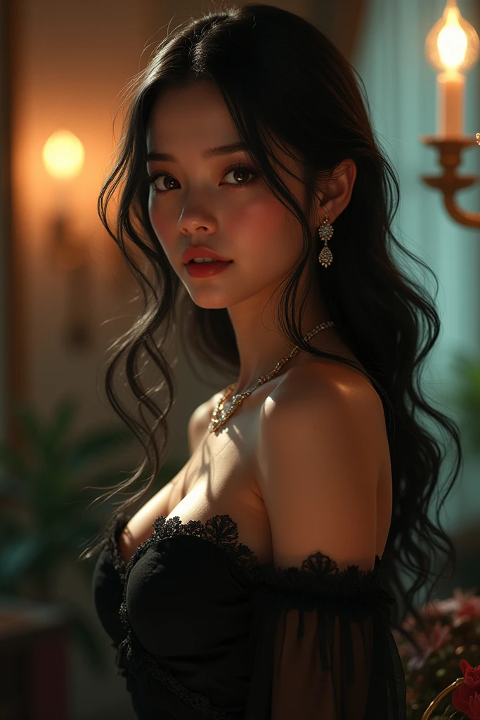 (melhor qualidade,ultra-detalhado),(Realista:1.37), rosto bonito e detalhado, Textura ultrarrealista, rosto delicado, corpo delicado, batom vermelho, cores vivas. High definition, 8k. athletic body. serious expression, garota asiatica, olhos castanhos muito claros, angry expression