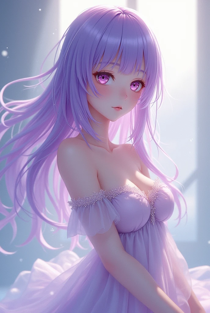 anime girl in a purple outfit standing in front of a door, guweiz, cute anime waifu in a nice dress, anime visual of a cute girl, seductive anime girl, artwork in the style of guweiz, smooth anime cg art, ayaka genshin impact, guweiz on pixiv artstation, guweiz on artstation pixiv