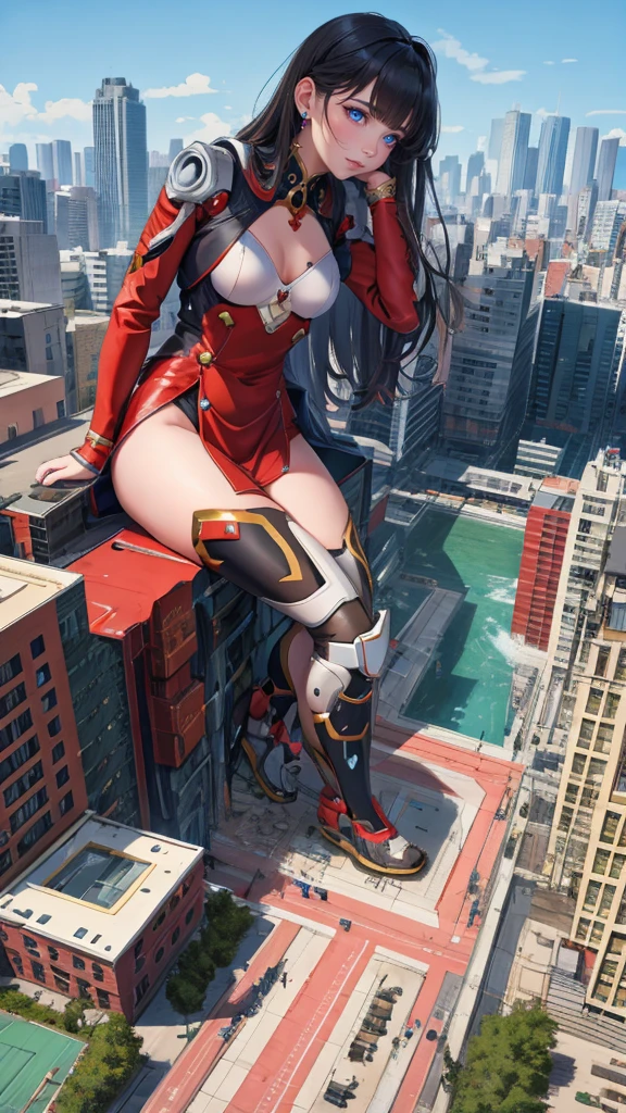 ultra-detailed, Explicit, Beautiful body, Beautiful Nose, Beautiful character design, perfect eyes, perfect face, ultra highres, 4K, beautiful legs, perfect legs, Nice hands, Perfect hand, Masterpiece, Best Quality, Highly detailed, illustration, absurdres, perfect anatomy, street fighter, doll suit, shadaloo doll, dollsuit, expressionless, blank eyes, looking at viewer, red gloves, emotionless, black latex, corrution, mind control, female combatant, full body, hypnotized, unhappy trance, full body suit, ribbed bodysuit, both arms at side, obey, perfect female body, extremely glossy latex, hypnosis, hypnoLora, empty eyes, Mind control device, poses, submissive_pose, Slave, dancing straight, dancing, dancing at attention, hat, necktie, belt, latex, ribbed bodysuit, thighhighs, garter belt, Fighting Stance, extending the right arm from the shoulder into the air with a straightened hand, military, thigh boots, black pantyhose, (((pixel-perfect, detail-perfect))), solo, 1girl, hair ornaments, very long hair, black hair, hair ribbon, yellow eyes, Dreamer, Girls Frontline, small breast, evil smile, evil grin, holding weapon, looking from back, view from back, from behind, ass