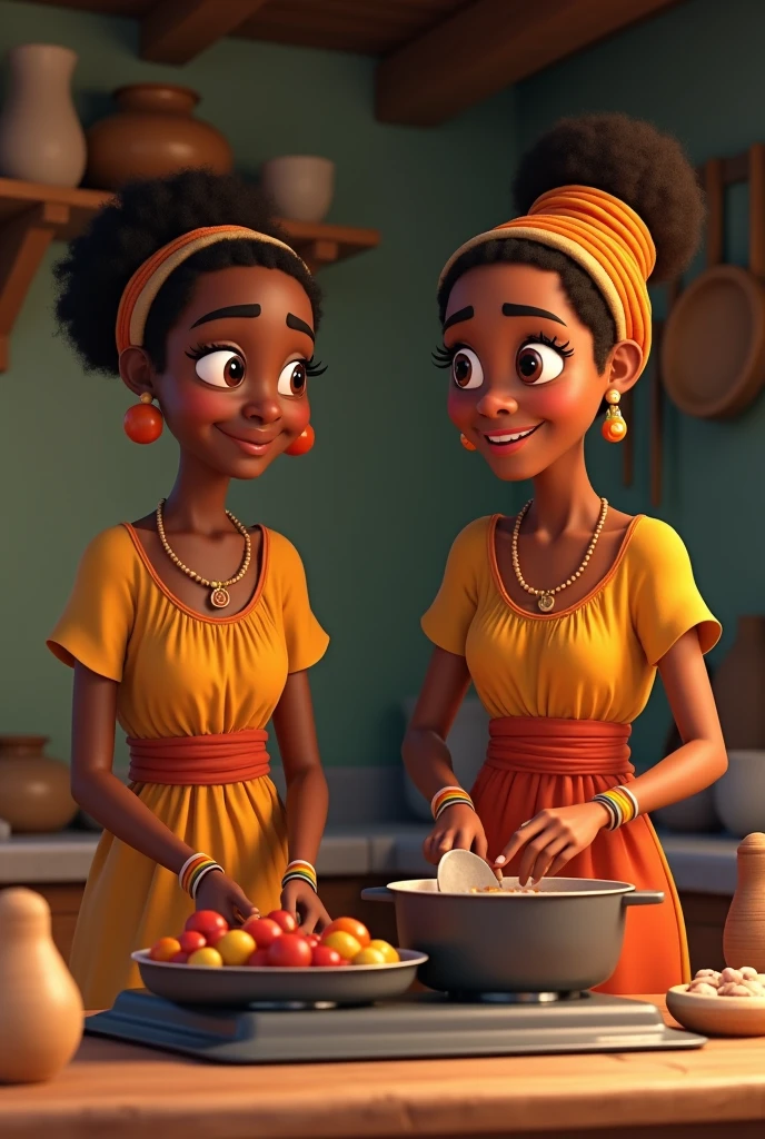 An African girl
Sexy and nua