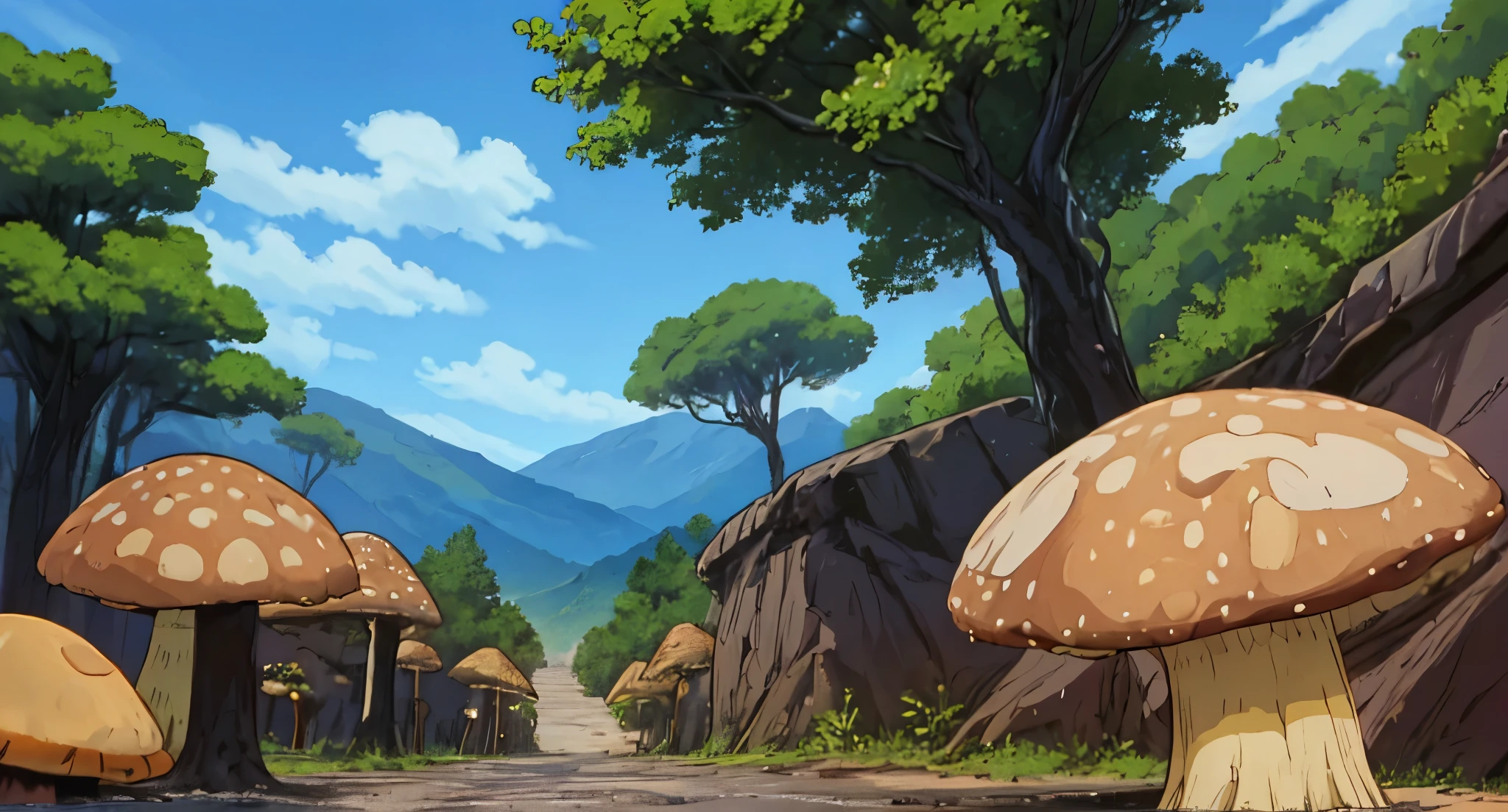 The Mushroom Forest (キノコの森, Kinoko no Mori), also known as Mushroom Rocks (キノコロックス, Kinoko Rokkusu), is an area in the Diablo Desert that has a large amount of vegetation, primarily giant mushroom trees.
Rainy Sky. (Raindrops falling)
(Daytime) ((Light Sky)) (GREY)
(No humans) (No People) (No Citizen) (No Pedestrians)
High Quality,
UHD Quality,
2k,
4K Resolution,
8K Resolution,
