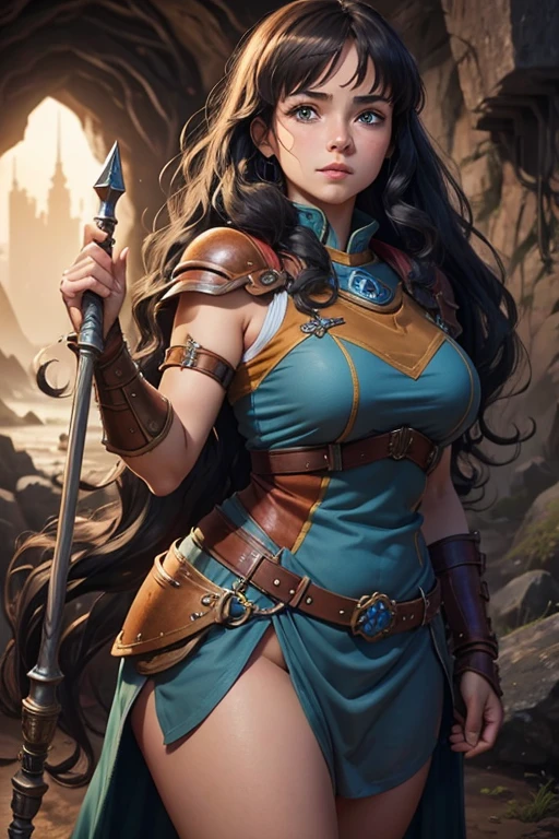 high details, best quality, 8k, [ultra detailed], masterpiece, best quality, (extremely detailed), dynamic angle, ultra wide shot, photorealistic, fantasy art, dnd art, rpg art, realistic art, an ultra wide picture of female dwarf cleric, holding axe with red fire on it , casting a spell, LnF wearing heavy armor, white armor (best details, Masterpiece, best quality: 1.5), blue cloak (intricate details, Masterpiece, best quality), holy symbol,(best details, Masterpiece, best quality: 1.5), from symbol GlowingRunes_paleblue, beautiful female dwarf, ultra detailed face, ultra feminine, red hair, intense eyes, green eyes, D&D female dwarf (best details, Masterpiece, best quality: 1.5) fantasy temple background, celestial background, ((divine worship atmosphere)), high details, best quality, highres, ultra wide angle