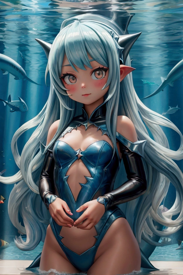 Browsing Caution, (Best image quality,highest quality,Highest Resolution, Ultra-Realistic Images,Very detailed,masterpiece), Browsing Caution, nude, 12-year-old girl, (((Tentacle binding))), (((Sticky with sweat))), ((jellyfishの触手)), (jellyfish),((mini skirt, Bodysuits)),(((My clothes were sticky with mucus........))),(Happy ahegao),(Black Hair),(Ocean),((Your clothes are torn)),Browsing Caution