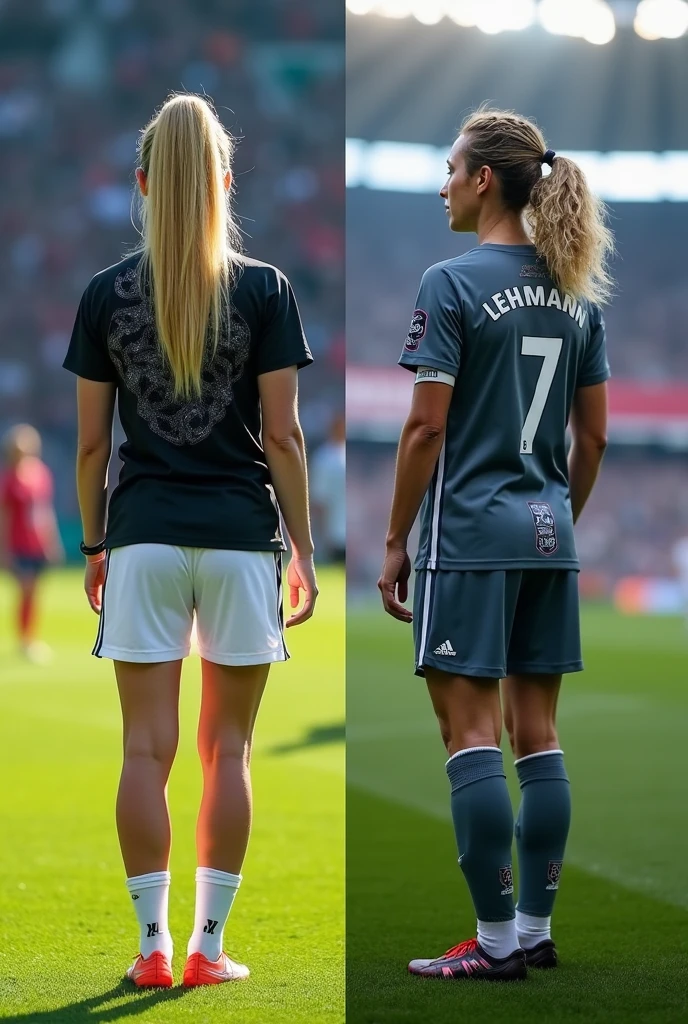 A split-screen composition showcasing two perspectives of a ...