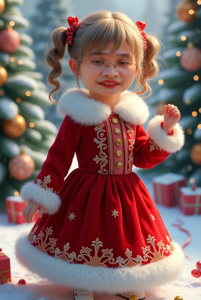 by Lilia Alvarado, christmas, enhance, intricate, (best quality, masterpiece, Representative work, official art, Professional, unity 8k wallpaper:1.3)
