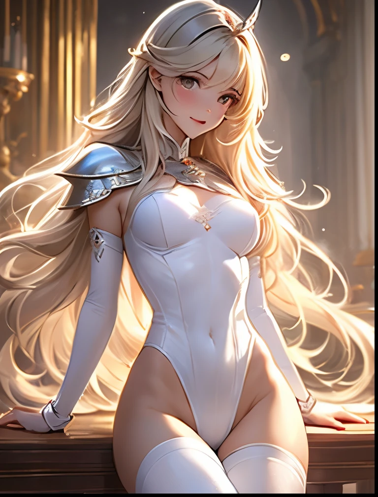 A beautiful  white long hair Valkyrie rests in a tranquil forest glade during the day, her armor battered and showing signs of a fierce battle,((pubic hair)),(legs spread),pussy, (((peeing))), squat,legs apart,pubic hair, pained expression, (((energetic urine))),