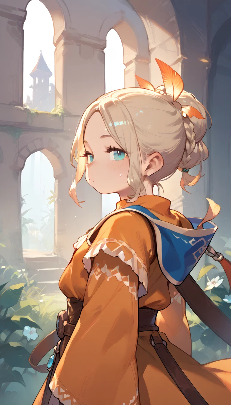 masterpiece, best_quality, 1girl, solo, princess zelda, nintendo, the legend of zelda, botw, totk, short hair, capelet,