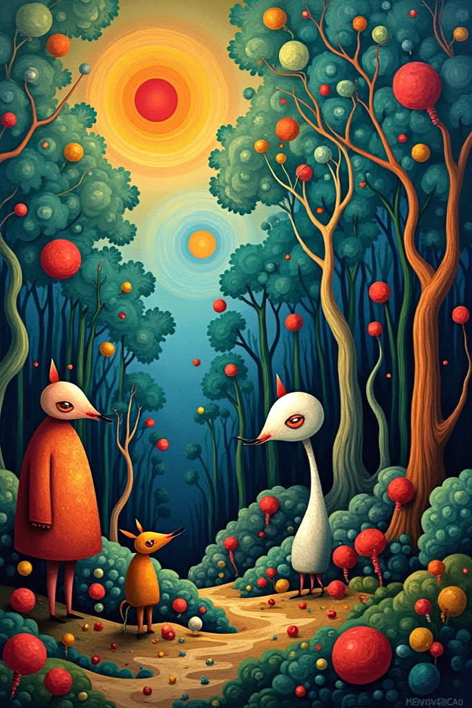 Surrealism Picasso art painting forest 