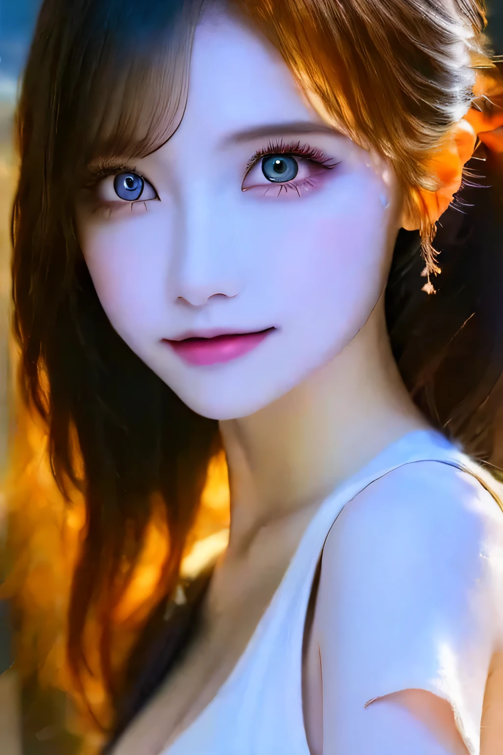 {{masterpiece}},  best quality,  Extremely Detailed CG Unity 8K Wallpaper,  cinematic lighting ,  Lens Flare,  beautiful detailed eyes, black,  Sideways glance,  Multicolored Hair,  colorful  light, particle,  heterochromia, ( colorful :1.5), ( colorful  hair:1.5),