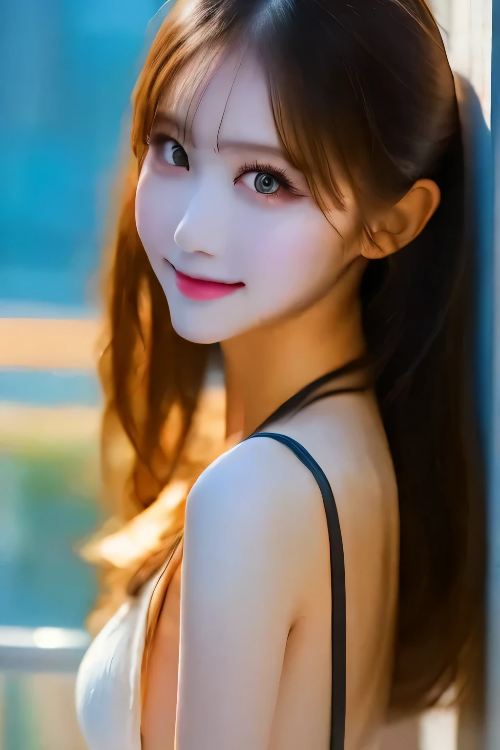  best quality,( RAW Photos:1.2),(masterpiece:1.4),(Photographically:1.4),( high definition :1.4),  1 girl,  depth of field,  flight attendant ,  finely crafted,8k,  Very detailed,  perfect lighting, Spectacular backdrop