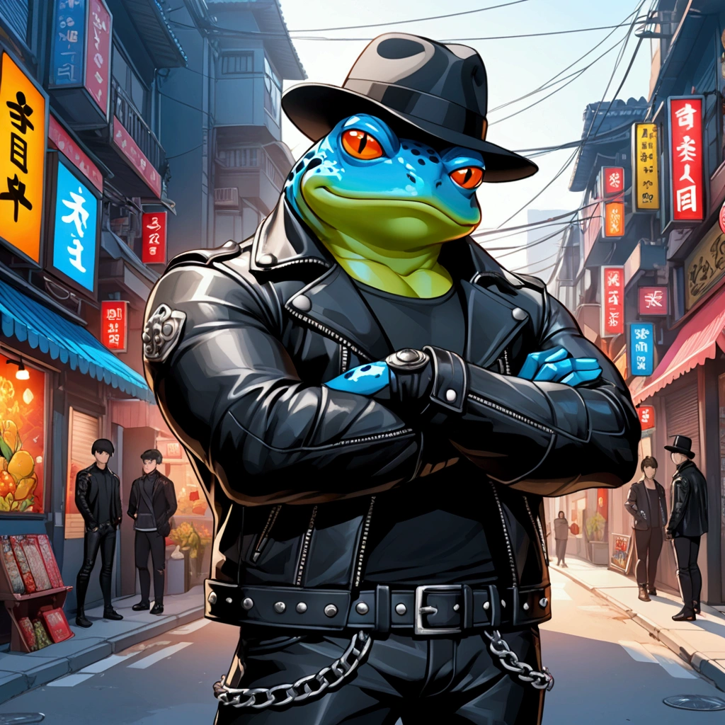 My Character for The Wii Pals Cartoon Show, Blitz the Frog (2)