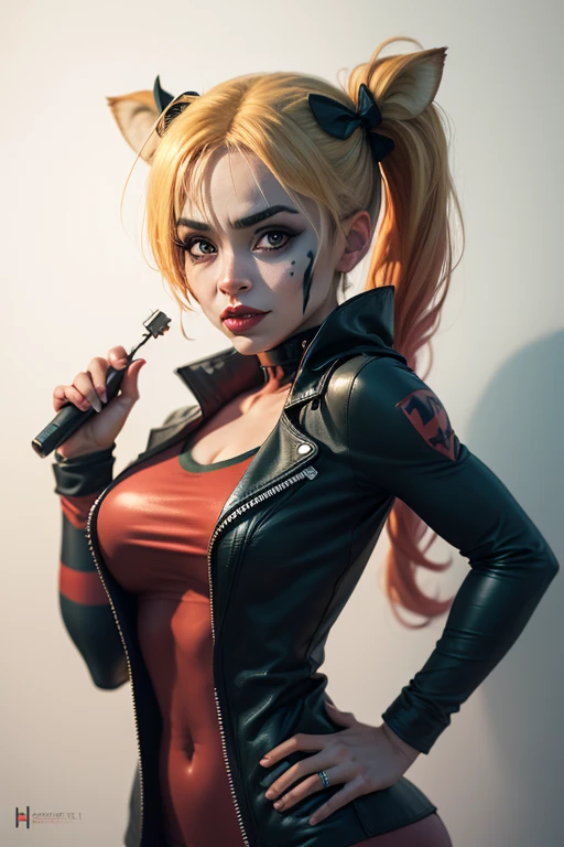 Harley Quinn reimagined as a hyena