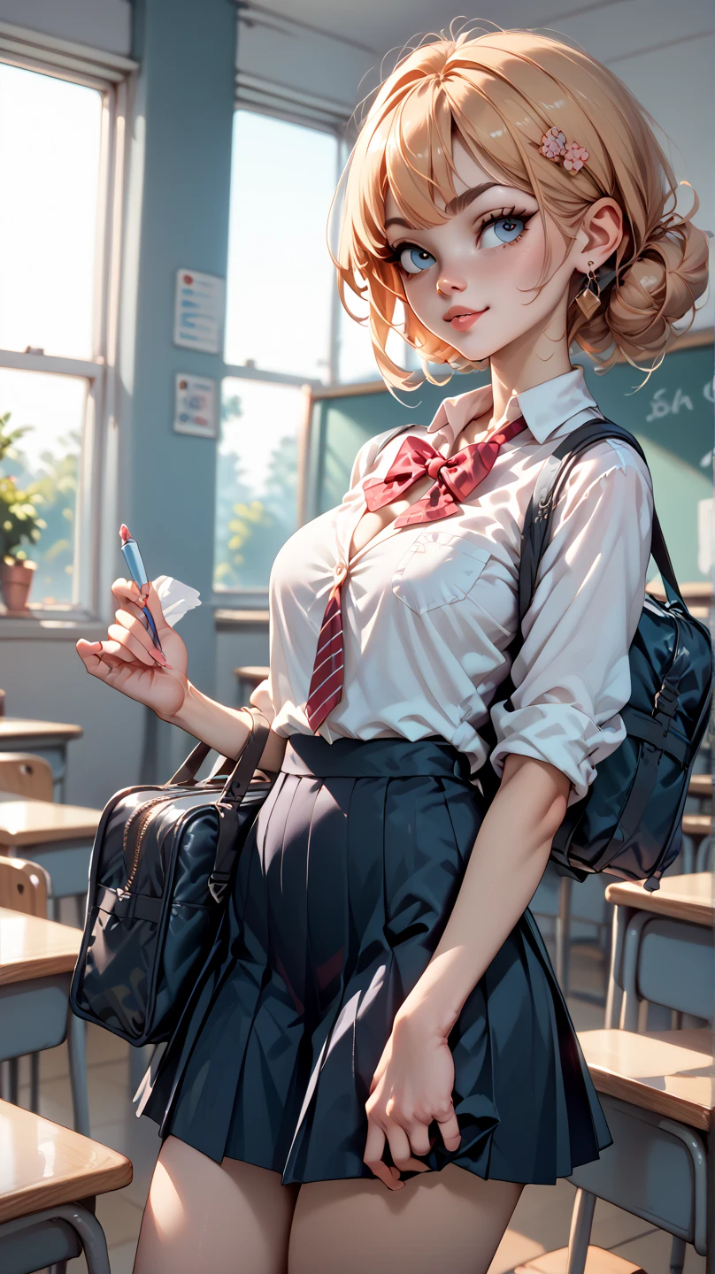 draw a schoolgirl 