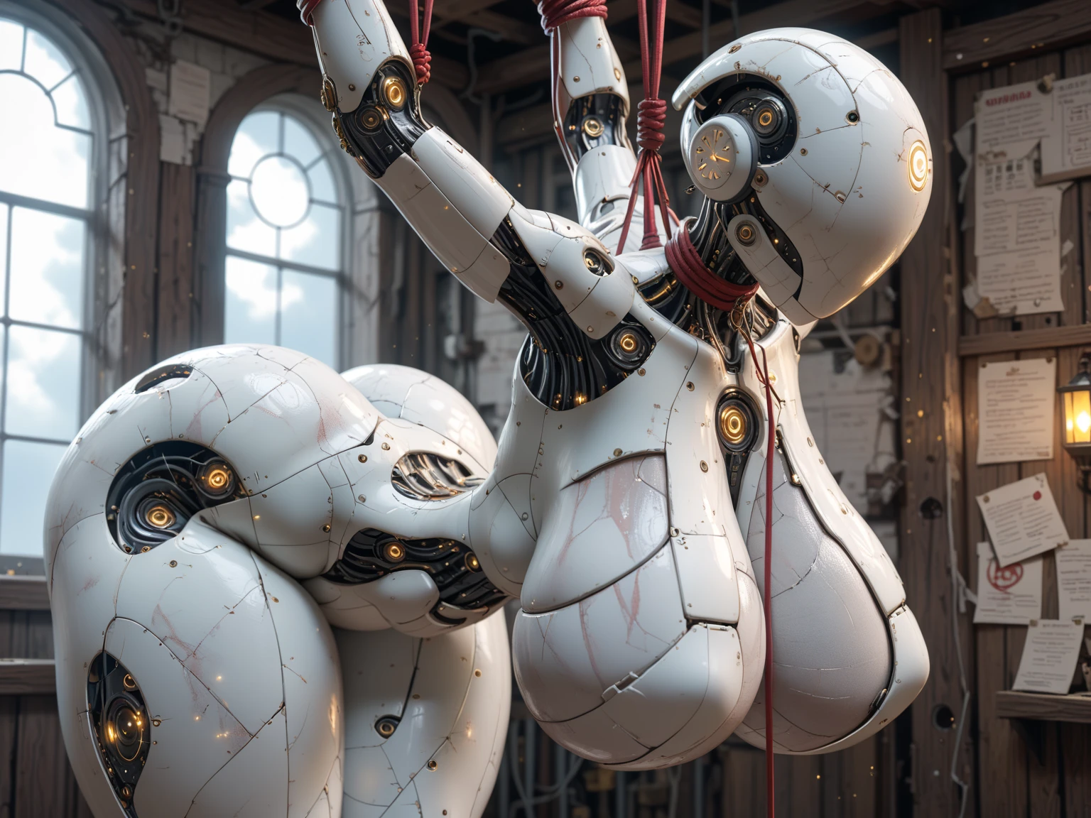 2 girls wearing cyberhelmets, trapped within cocoons made of silk, spider web, surrounded by spiders and eggs, [detailed web patterns], [gossamer threads], [sinister atmosphere], [eerie lighting], (high contrast, dramatic lighting), (ominous:1.1), (mysterious:1.1), (futuristic:1.2), (dystopian:1.1), (intricate details), (intense:1.1), (unrealistic colors), (surreal:1.1), (photorealistic:1.1), (best quality,4k,8k,highres,masterpiece:1.2)