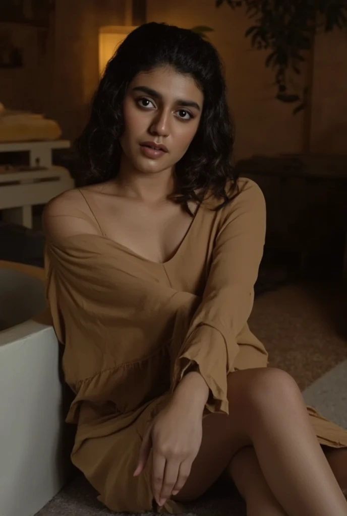 Sit in room mini dress like horny looking ananya panday 