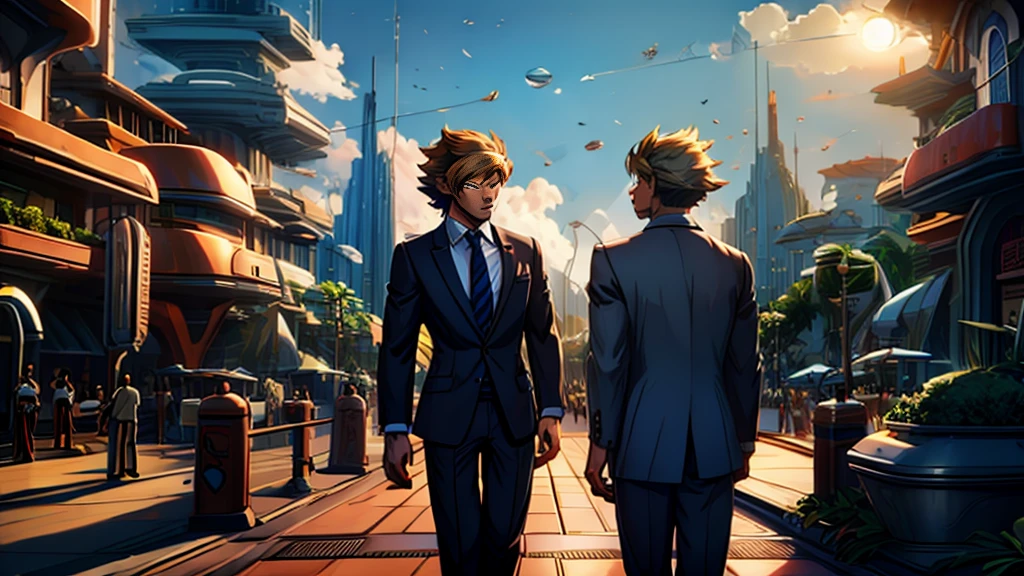 Sun Wukong,In a suit, business style 