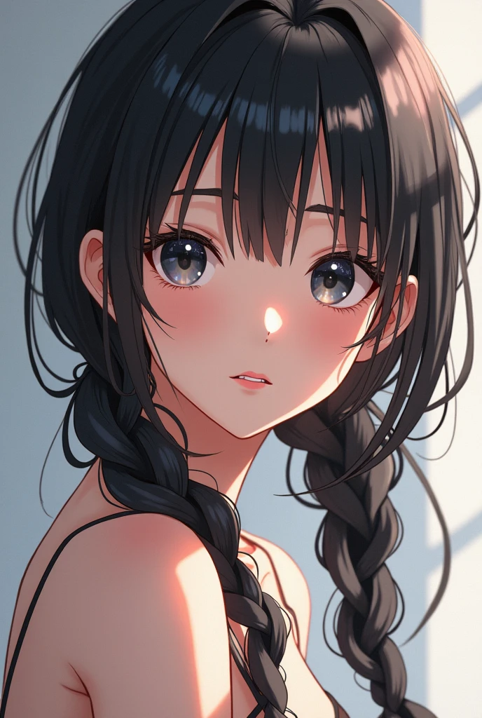 Highest quality、High resolution、Detailed Background、(Beautiful face in every detail:1.4)、Anatomically correct、(Detailed facial expressions)、(Detailed eyes:1.2)、Teenage beauty、(Highly detailed face:1.4)、(Huge breasts:1.2)、Brown Hair、Black Hair、Bobcut、ponytail、Braided long hair、well-groomed eyebrows、Perfect body line、
Scorching summer day、Sweaty forehead、I feel short of breath in the muggy air、
The sweltering heat is draining my strength、I'm thirsty and want a cold drink、
I turned on the electric fan at full speed and desperately tried to cool myself down.、Even if you take refuge in the shade、Even when I feel lonely in the sunlight, I jump into the cold water for a change of pace.、But the brief feeling of exhilaration soon fades away、
I will not give up and continue to persevere in order to beat this heat.