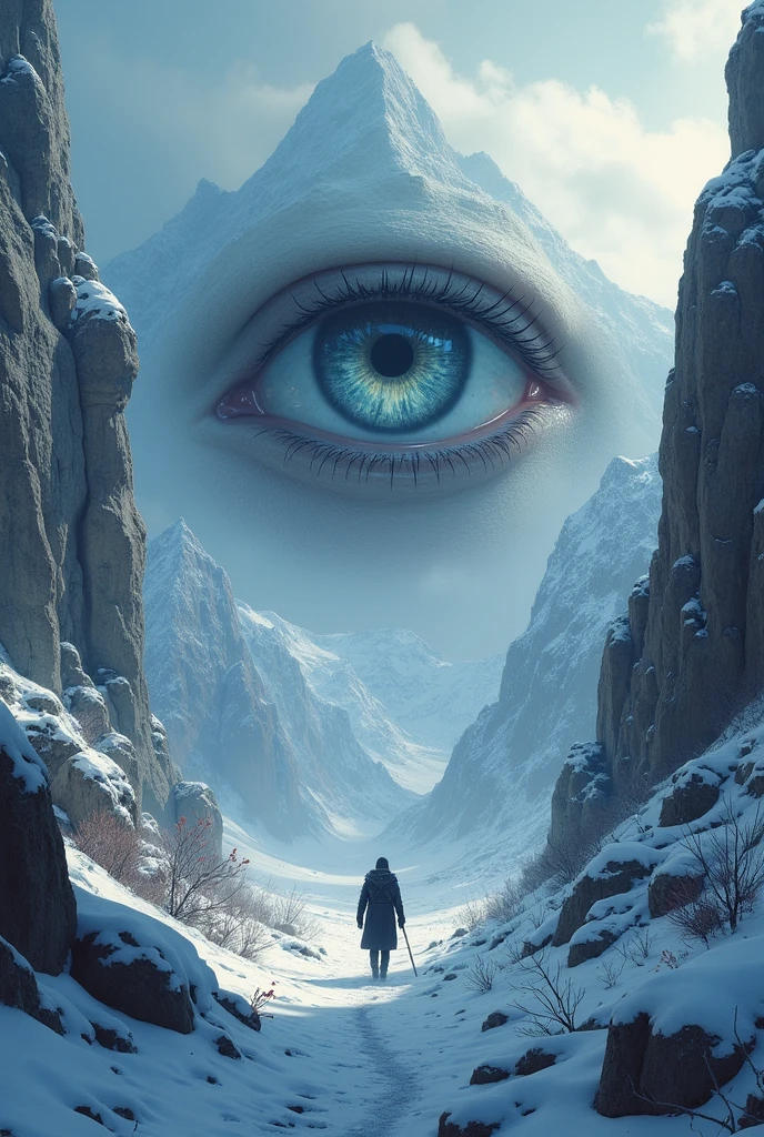cold weather, eye, alp, gorgeous Ma Wang, Desolate atmosphere , blight