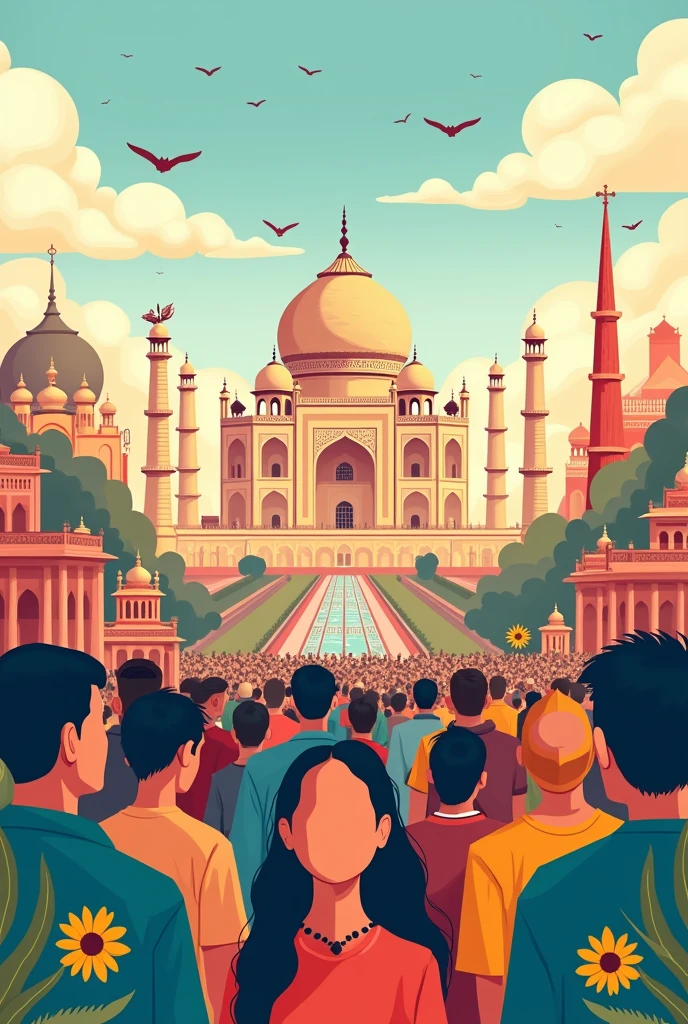 INDIA independence day poster in game theme