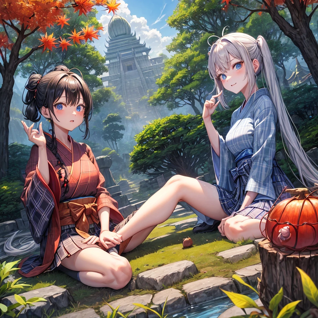 (Summer Festival: 1.3 + Festival: 1.2 + Forest Festival: 0.9), Forest Animals, (Anthropomorphic Raccoons), (Cute Animals),(Everyone Smiles),(Fireworks,Comedy,Food Food),Shaved Ice,(Swimsuit,Yukata),(Dreamland),(Beautiful Sky),(Gentle Wind),(Lots of greenery),(Less people: 0.8),(Direction: "+ Heart Stamp+": 1.3 + Music: 1.1 + Hanamaki: 1.3)