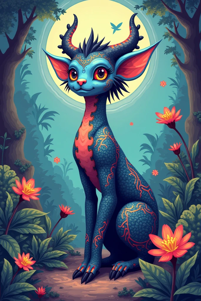 psychedelic marijuana animal