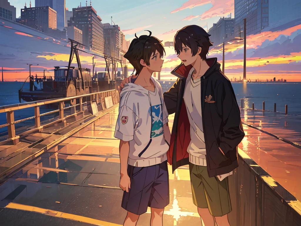 (Makoto Shinkai:1.3),(Makoto Shinkaiスタイル:1.1),,zcshinkai\(\style\),( best quality, high definition ,4K, 8K resolution,8K resolution, high definition ,Ultra HD:1.1, super detailed),( fine details of masturbating:1.3),(Anime-like:1.4),Anime protagonist,Anime Boys, Animation Art ,Fresh,( bright and fresh boys:1.4)),( is cool:1.4,cute:1.1),(Masculine Thoughts ), baby-faced boy to cuntboy,Handsome guy,Popular boys among girls, male athletic club members,(Big rough outfit ),Uniformity of large rough clothes ,((Big rough outfit の調整:1.4)),(big white sweater :1.2),((Thin limbs:1.4)),Smoothly,Concave and convex,I am,男子の人生を狂わせる悪な闇の love simulation被害,,,( Suddenly Boys with Girlfriends Become Otome Girls:1.4),, real,Handsome guy体型,, love simulation,,(2.5D:1.1),It's Our Youth !,全開Eroticス,Erotic, total penis destruction,(( 2 boys in SF,Friends too):1.4), Rose and Yuri and Normal's complicated love relationship,Unconcealed Love-Love❤❤,At that moment ,,
