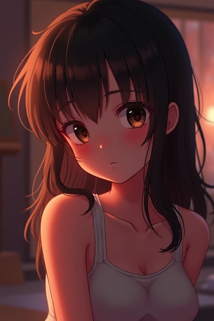 chloe von einzbern (golden eyes:1.7), light pink hair, (flat chest:1.2), leaning forward BREAK collarbone, very short dress, bare arms, bare shoulders, bare legs, teenager BREAK looking at viewer, BREAK indoors, BREAK (masterpiece:1.2), best quality, high resolution, unity 8k wallpaper, (illustration:0.8), (beautiful detailed eyes:1.6), extremely detailed face, perfect lighting, extremely detailed CG, (perfect hands, perfect anatomy),