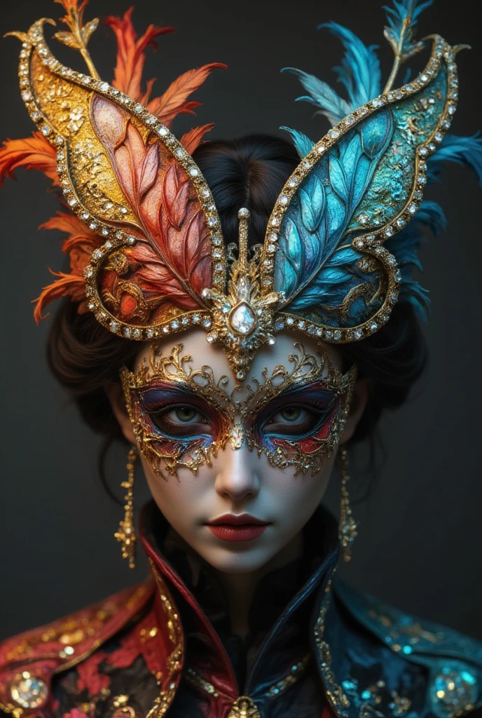 (style-colour-magic),
(Masterpiece),
a photograph of a sorceress casting a spell wearing a blind mask, wearing robes,
(high detailed skin:1.2), detailed face, sharp focus, high quality, dynamic lighting, fog, particles, photon mapping,