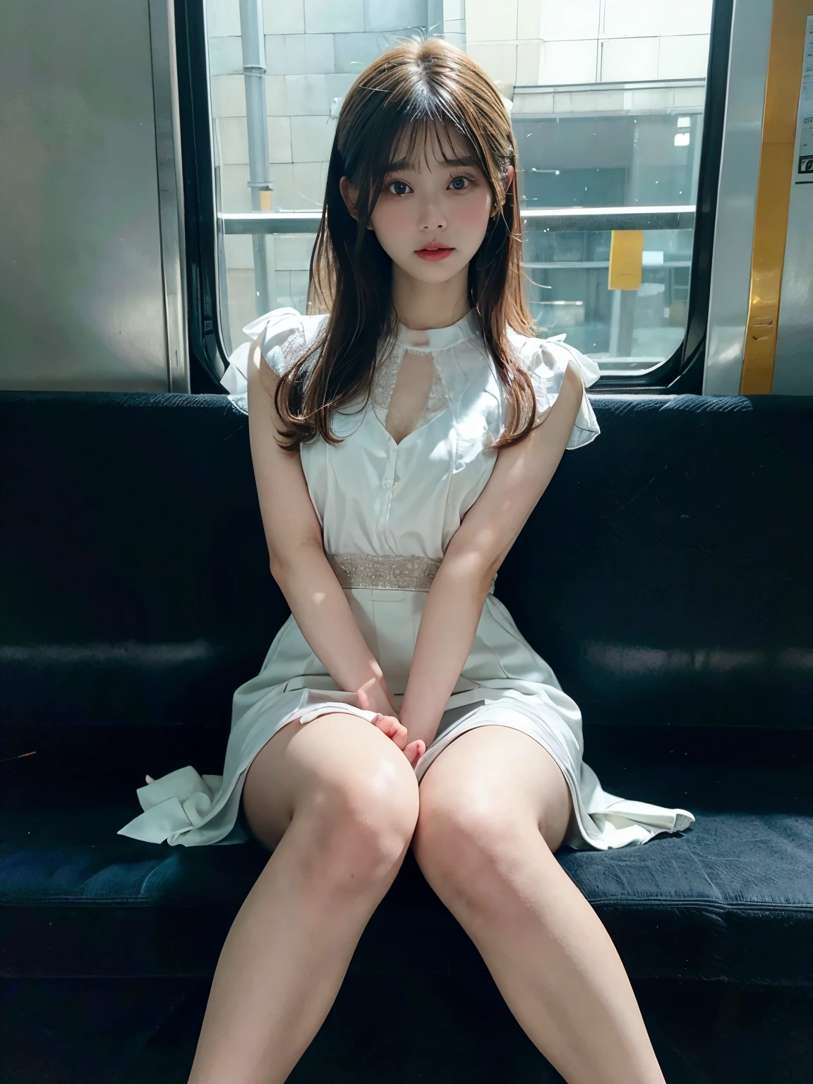 Japanese woman in a black lingerie and stockings posing on a train, sexy girl, wearing sexy lingerie, seductive woman, lingerie, gorgeous woman jade tailor, look ahead seductively, lingerie!!, sexy movie photo, clear portrait of demi rose, sexy look, gorgeous woman, sexy :8, gorgeous woman, astonishing beauty, Lovely lady, portrait demi rose