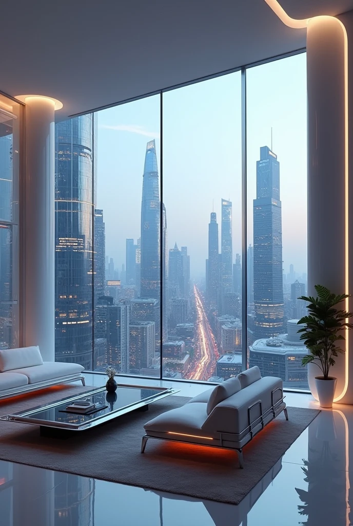 Image result for Imagine stepping into a sleek, modern penthouse apartment with floor ...