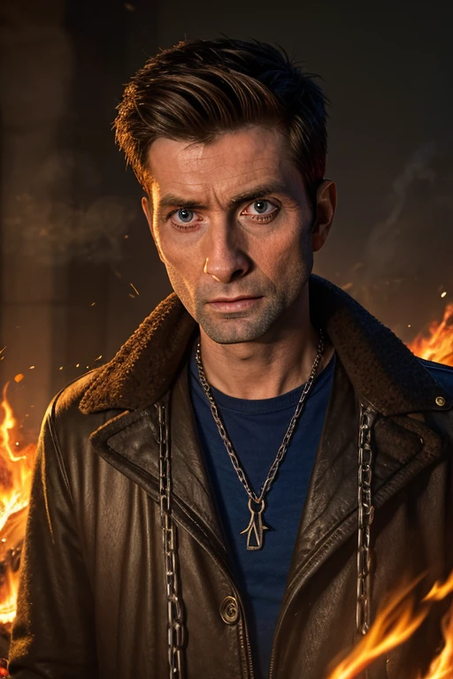 Description: Jack stands in front of the ancient altar, holding an old leather-bound book, its pages open, chanting ancient incantations. His forehead is covered in sweat, his eyes are determined but reveal a hint of fear. A chilling aura surrounds him as the spirit circles around him, its face twisted in a grotesque expression, emitting spine-chilling laughter. The spirit's eyes glow red, its body semi-transparent and constantly shifting. As Jack's chanting grows louder, the symbols on the altar start to emit a brilliant light, gradually drawing the spirit towards it, causing its body to twist and disappear.
Background: Ancient altar at the village center, surrounded by a darkened village, with lightning flashing across the sky. The atmosphere is filled with tension and a sense of impending doom.
Character: Jack, in his 30s, short hair, medium build, wearing a dark outdoor jacket, a camera on his shoulder, with a determined but slightly fearful expression, sweat covering his forehead. The spirit, with a grotesque face, glowing red eyes, a semi-transparent, constantly shifting body, emitting spine-chilling laughter. 16:9