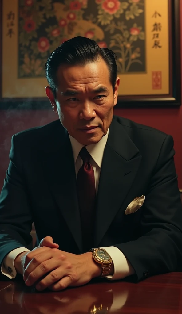 gambling tycoon, adds the letter HUANG ANH