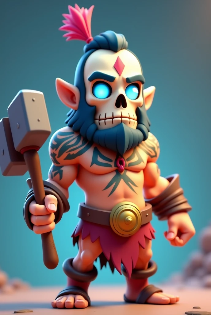  a character in the center that is half ark survival evolved character, holding a pickaxe from the game. and the other half a Minecraft character with a pickaxe from that game in hand.