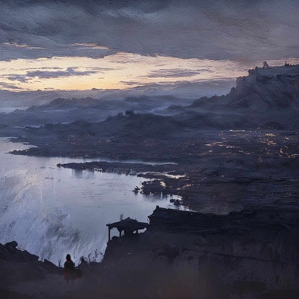  Overlooking a Medieval City , twilight ;  digital painting ,  Inspired by Vincent Lefevre, 高对比度 conceptual art ,  Art in Guweiz Style ,  inspired by Sigurd Swane , 平静的night. Digital Illustration,  inspired by Alexis Grimou ,  by Wojciech Weiss  (Wojciech Weiss) Inspiration, Mead Schaeffer (Mead Schaeffer) Inspiration城堡湖泊，Matte Painting， 8k resolution， Rafael Lacoste Style ，4k details，night，Lake reflection，Vision，Warm colors，Soft Light，Wide-angle lens，Movie Feel，Concept Design， oil painting texture ，peaceful， Mysterious Movie Mask Illustration ，Film Painting，Great Composition ，Illustration Matt painting，电影级 digital painting ， dramatic lighting， conceptual art ，Matte sharp painting， Beautiful Cinematic Lighting ，Film Details ，cinematic photograph conceptual art ， Anato Finnstark and Alena Aenami ，8kMatte Painting