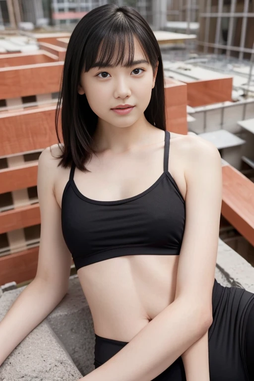 (highest quality,8k,masterpiece:1.3,),(超A high resolution,Realistic:1.4,RAW Photos),(Very detailed,Ultra-Dense Muscle,Caustics),(Singing Japanese idol), (Men staring at my crotch at the Shibuya crossing),(Skirt tearing),Last month of pregnancy,,cute,Laughing with your mouth open,Japanese,Black-haired,ponytail,Very small maid clothes、Very small tank top、Tank with visible nipples、Navel exposed、top mini skirt、Nude Model、Very large breasts,pronounced nipples、Expose;Showing off your crotch to the audience、Boldly open your legs、Accentuated crotch、Photo on the lap、Looking at the camera,Focus on the thighs,(Camera position is low:1.1),(Low Angle:1.1),(vision:1,3),SpotLight,Light