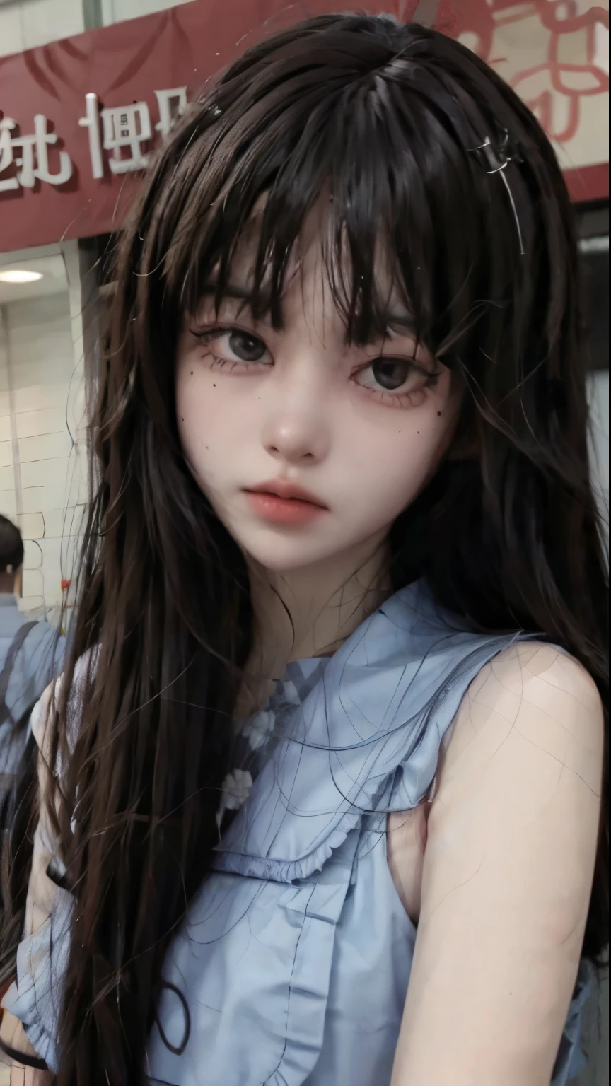 Arafed asian woman with long black hair lying on a bed, Ulzzang, dilraba dilmurat, Jinyoung Shin, jaeyeon nam, linda mulher sul-coreana, coreana, Heonhwa Choe, adorable and pale korean face, young lovely korean face, pale round face, linda jovem coreana, linda jovem coreana, estacionar a partir de-min, nayeon twice