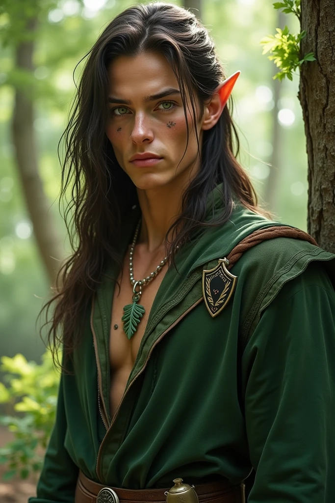 druid, male, elf