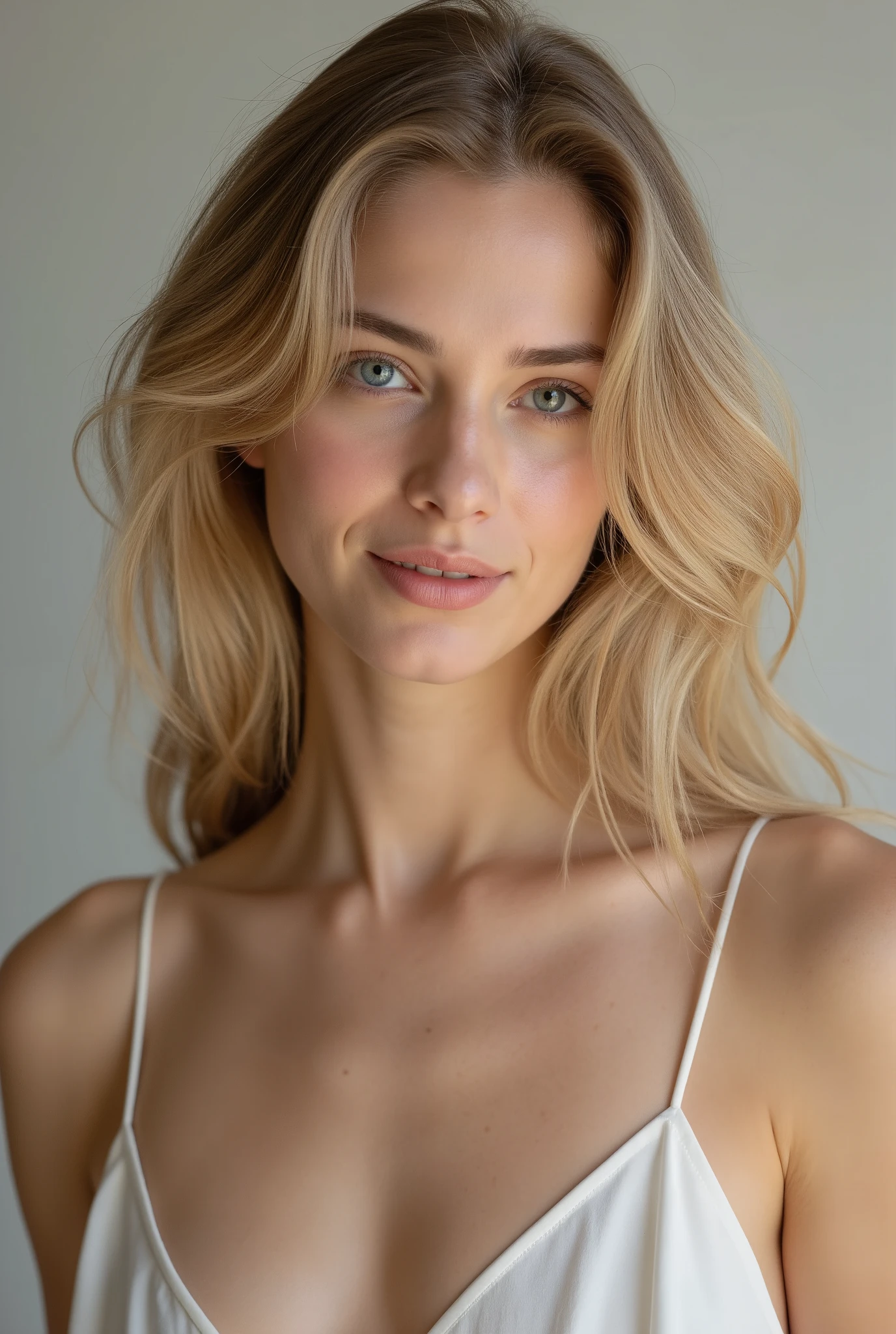 Beautiful blonde woman