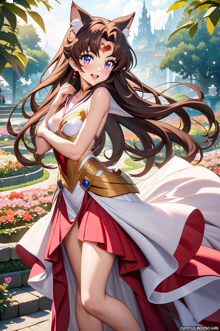 (Ultra extreme detailed),(Masterpiece),(Ultra extreme),CG,(color:1.2), ,alone, Symphonic_Lily,symphony_Yuri,Blonde Hair,Ahoge,Long Hair,black eye,hair accessory,Light pink long gloves,Light pink and blue short dress,Frilled Skirt, (She walked along the beach in the sunset, her bare feet touching the water, the closest she came to seeing that smile:1.1), (cinematic angle:1.1),,no shoes,no sox,barefoot,no stocking,