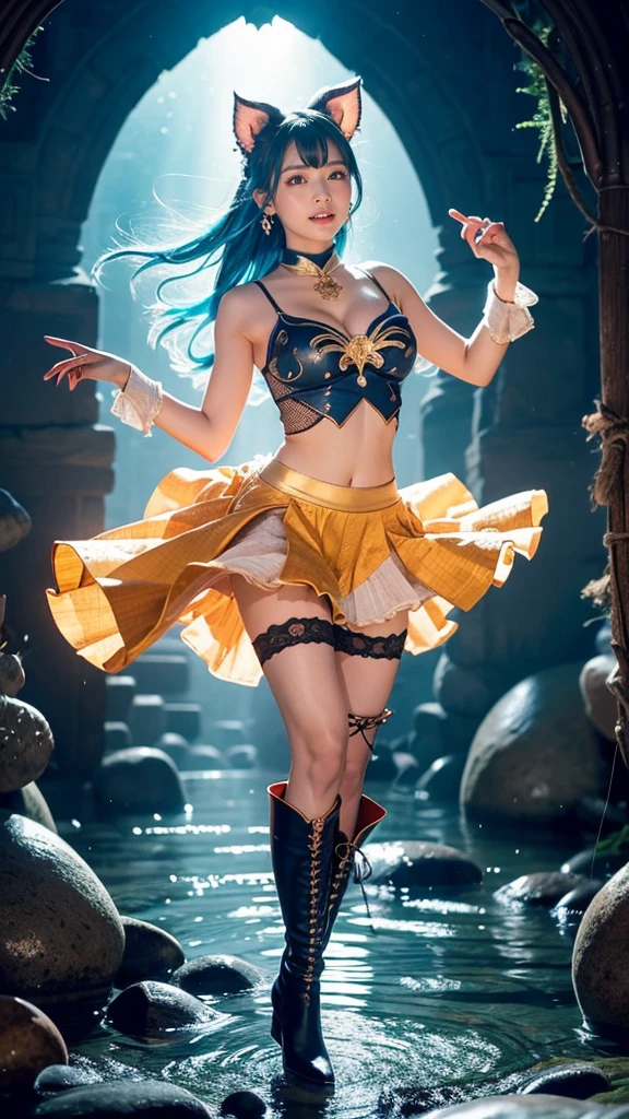 In the beautiful illustration of this super-grand scene,The ultra-distant lens shows us(More than eight distinctive characters:9.9),They have distinct personalities and are lively and interesting。from(A radiant angelic character from heaven:6.6),arrive(A nightmare character surrounded by flames:6.6)、再arrive(A wind fairy character dancing in the air:6.6)、再arrive有(A one-man character surrounded by lightning:6.6),arrive(A mechanical character with a metallic luster:6.6)、再arrive(A powerful character with colorful dragon scale leather:6.6)、再arrive(A slender character with elegance and agility:6.6)Gracefully wears a flower crown、arrive(A seductive and charming tiefling character:6.6)、再arrive(A succubus character with an indescribable sexiness:6.6)。Each character fully demonstrates his or her unique style。The illustration uses advanced artistic techniques and tools,(Use nesting、Weaving、Splicing、perspective、arrangement、grouping、Storyboards and other methods,通过几何arrangement将场景分为不同部分:9.9),Each part corresponds to a role,from而更有效地利用了空间。Through Midjourney's advanced brush tools、Color palette、Material packs和模型包、Texture tools,Exquisite props are designed for each character to increase racial characteristics、Clothing and physical features,(Enhances the character's personality and visual appeal:2.5),The scenery in the illustrations is stunning,There are changing skies、rainbow、aurora、Stars and Moon。Incorporating iconic landmarks such as Mount Everest,and fireworks、Tranquil Lake、Natural and urban elements of waves and neon lights,Creates a magical atmosphere,Characters showcase their unique abilities and equipment in a variety of environments,This is true even in extreme alien landscapes。(Use Midjourney's tools、Material packs、Texture tools、The color palette makes depicting details vivid and realistic:9.9),from复杂的发型和以及不同的种族特质、Body、Appearance features、服装arrive真实的纹理,This greatly enhances the realism of the characters and surroundings,The fusion of multiple art styles adds dynamism to the character's movement at all angles,The overall visual experience is further enriched。The final illustration was described as a "masterpiece",It has the characteristics of "best quality" and "realistic",The details put into the creative process are shown、Level of creativity and craftsmanship。 hdr,(Reality,Masterpiece quality,Best quality)