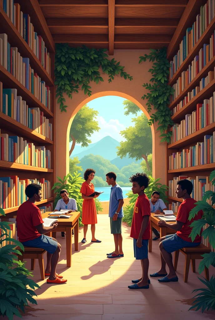 Community Library Example Images A creation of a community library in a rural parish where the whole ...
