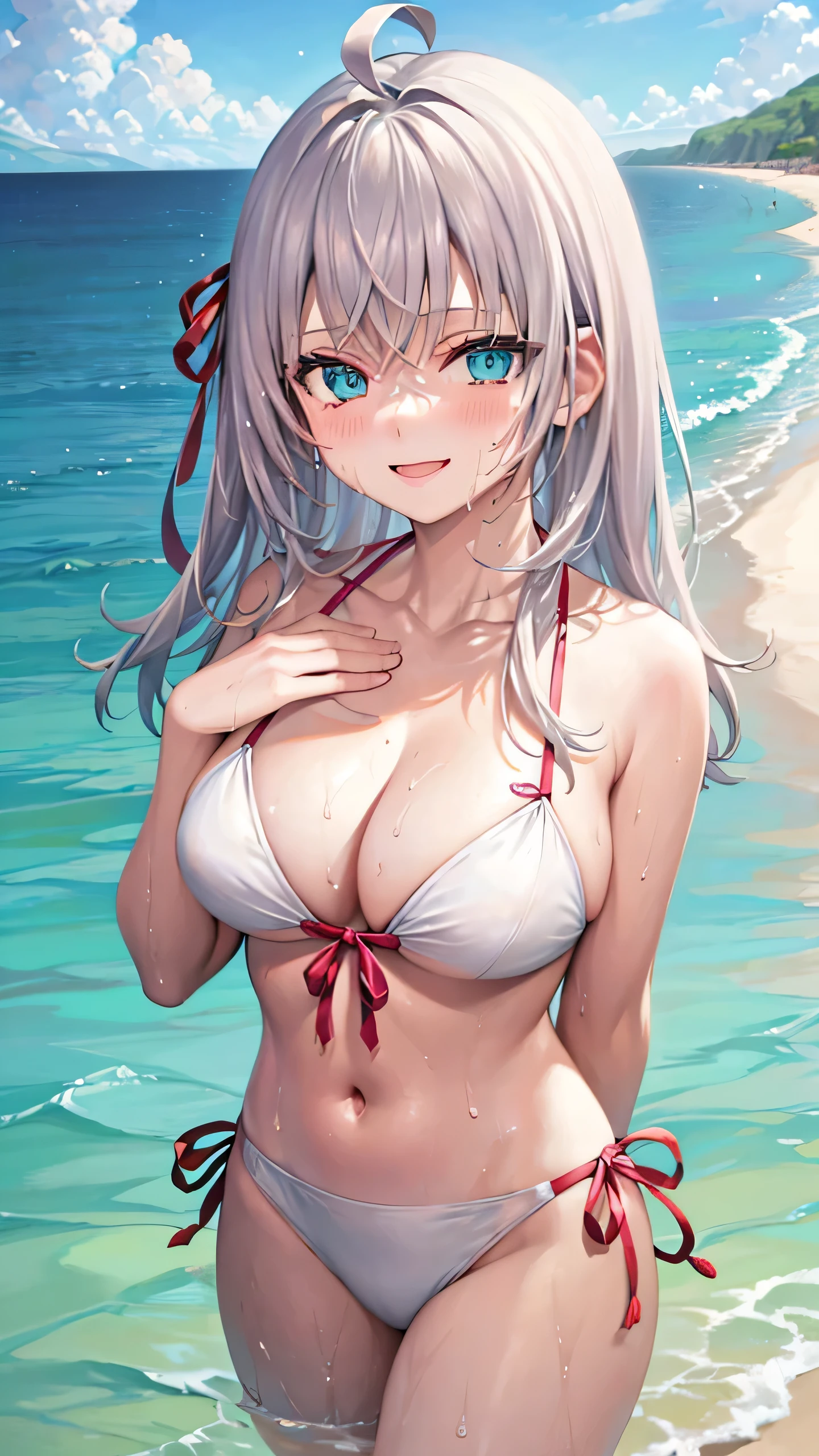 Silver-haired girl drawn in high resolution Japanese anime style、whole body、Women in white bikinis taking photos on a deserted beach, model bikini, , Young and cute gravure idol, Posing together in bras, Russian and Japanese mix, sakimichan, Asian woman, Wear a swimsuit, that&#39;that&#39;that&#39;that&#39;that&#39;that&#39;that&#39;that&#39;that&#39;that&#39;that&#39;that&#39;that&#39;that&#39;that&#39;that&#39;that&#39;that&#39;that&#39;It&#39;s hot with the shining sun, Japanese Model, Cute Core, sakimichan hdri, Young Gravure Idol, Chubby