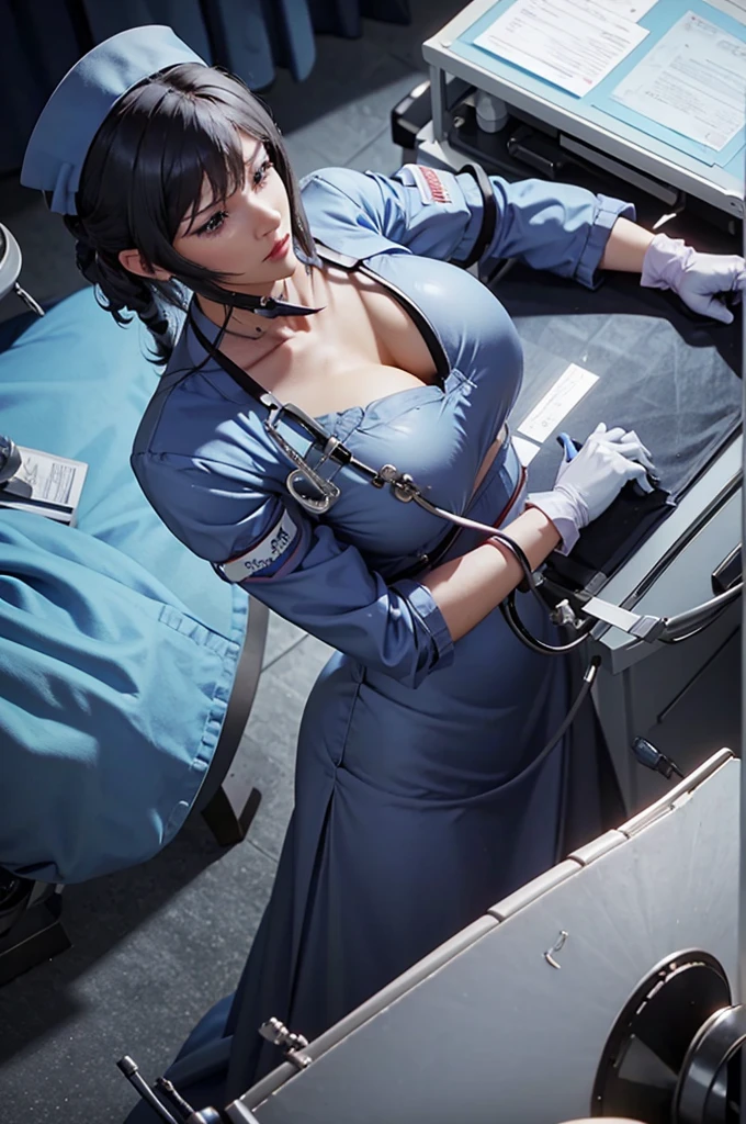 nurse uniform,hospital, latex nurse suit,nurses,busty,elbow gloves,labcoat,black hair woman,blueeyes , gigantic ,medical instruments,asian nurse,two nurses,speculum,examination room,oversize ,big ass ,strap on, lay on table ,legs spreaded,giving birth,gyno chair , dentist,Milf,latex,yellow uniform,oversize breasts,diaper