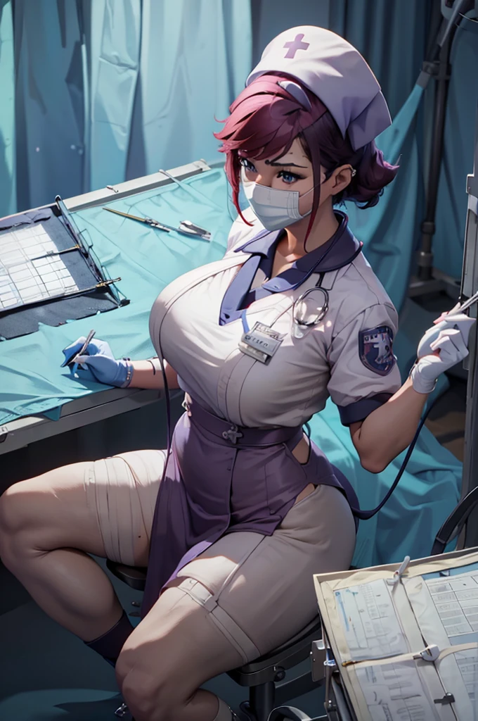 nurse uniform,hospital, latex nurse suit,nurses,busty,elbow gloves,labcoat,redhair woman,grey eyes , gigantic ,medical instruments,asian nurse,two nurses,speculum,examination room,oversize , ,big ass ,strap on, lay on table ,legs spreaded,giving birth,gyno chair , dentist,Milf,latex,red uniform,cumming