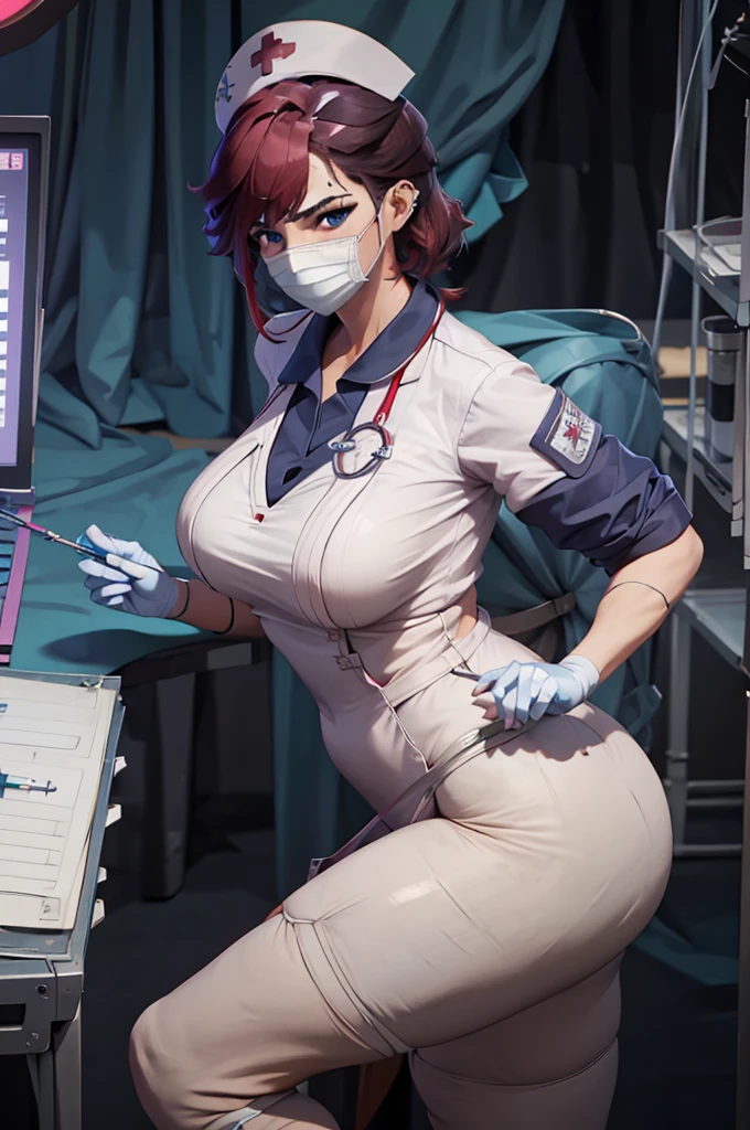 nurse uniform,hospital, latex nurse suit,nurses,busty,elbow gloves,labcoat,black hair woman,blueeyes , gigantic ,medical instruments,asian nurse,two nurses,speculum,examination room,oversize ,big ass ,strap on, lay on table ,legs spreaded,giving birth,gyno chair , dentist,Milf,latex,yellow uniform,oversize breasts,diaper