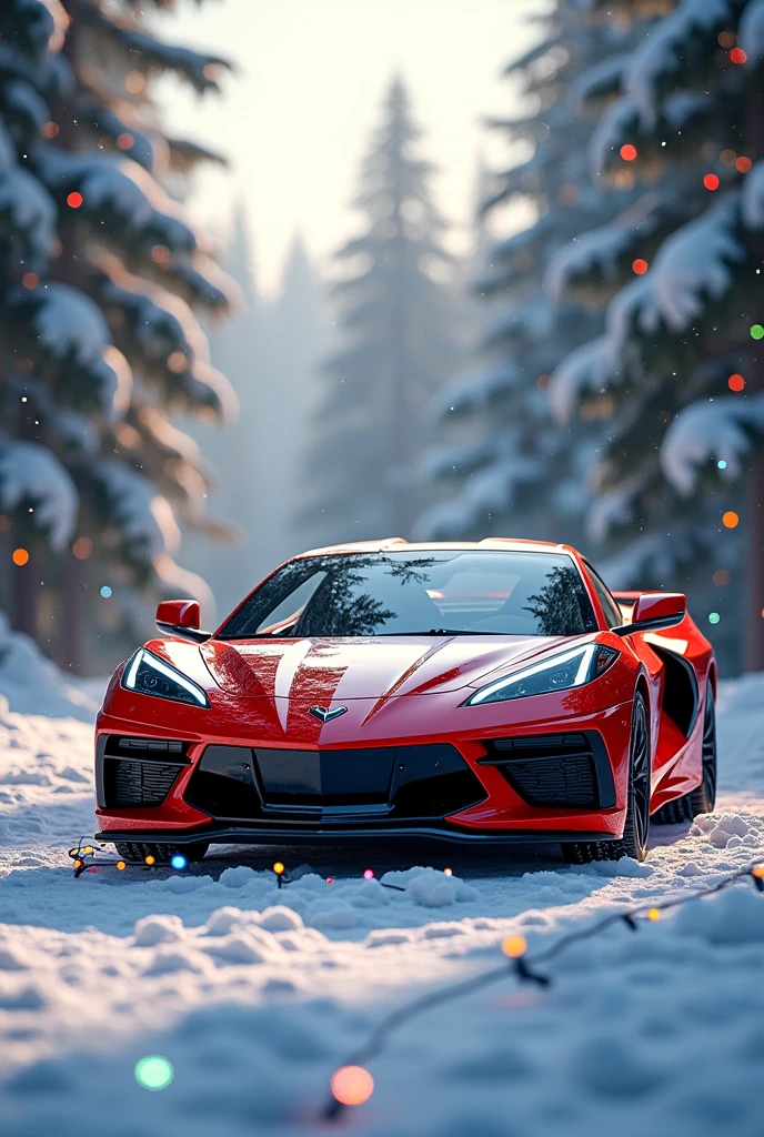 car(Chevrolet Corvette C8 ) Christmas 